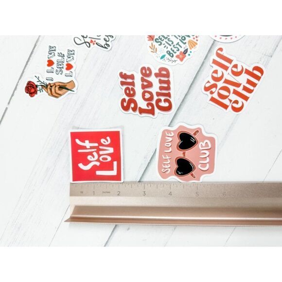 10/$15 - Love Yourself First Club Planner Sticker - Picture 4 of 8